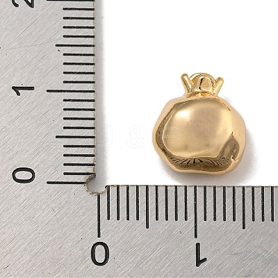 Brass Micro Pave Clear Cubic Zirconia Charms KK-U037-12G-05-1