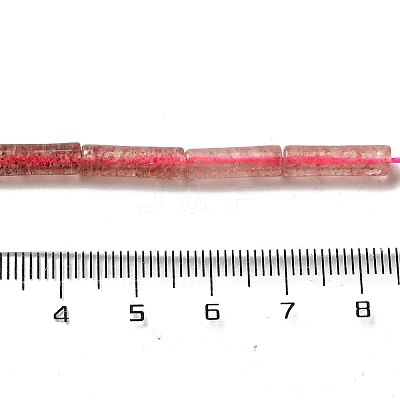 Natural Strawberry Quartz  Beads Strands G-D464-43-1