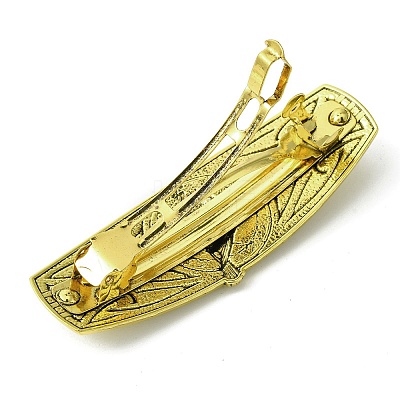 Alloy Hair Barrettes OHAR-C010-05F-AG-1
