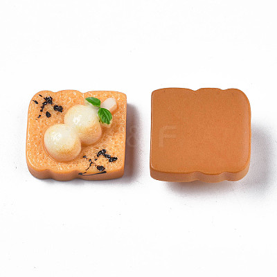 Opaque Epoxy Resin Cabochons LS-CRES-S358-63-1