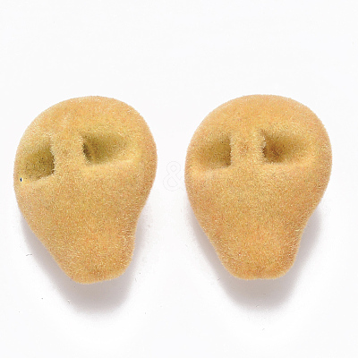 Flocky Acrylic Beads FIND-R079-08-1