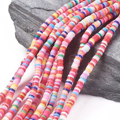 Handmade Polymer Clay Beads CLAY-R067-4.0mm-M1-1