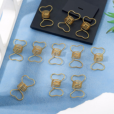 30Pcs Alloy Dreadlocks Hair Rings Decoration OHAR-TA0001-13-1