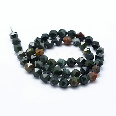 Natural Bloodstone Beads Strands G-F523-16-10mm-1