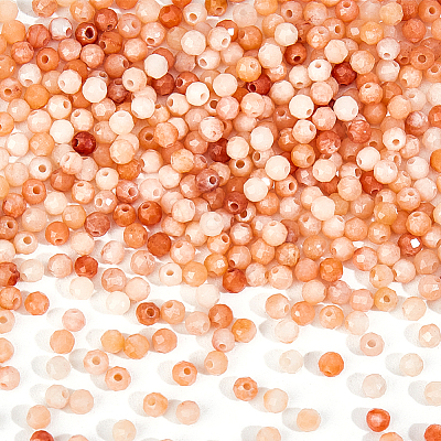 2 Strands Natural Pink Aventurine Beads Strands G-NB0005-63-1