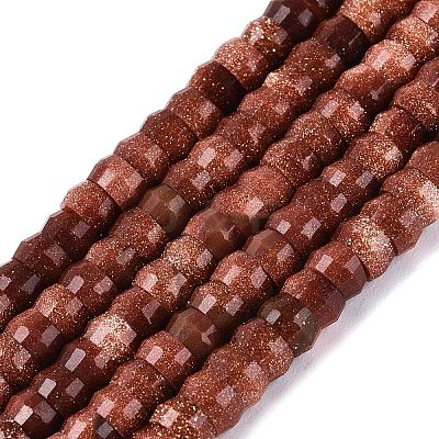 Synthetic Goldstone Beads Strands G-Q606-46A-12-1