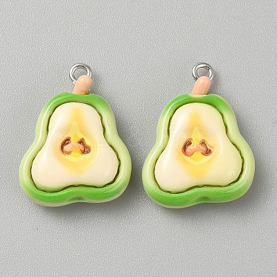 Opaque Resin Pendants LS-CRES-CJC0011-004F-P-1
