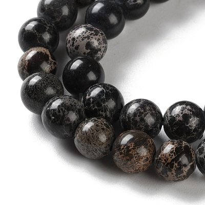 Dyed Natural Regalite/Imperial Jasper/Sea Sediment Jasper Beads Strands G-B124-C01-1