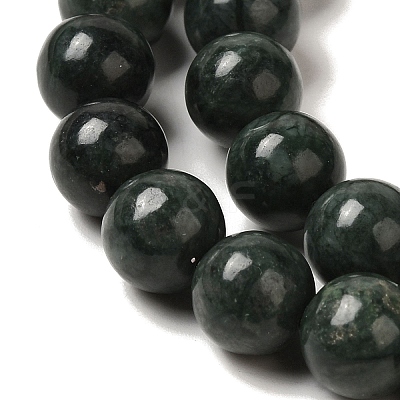 Natural Black Jade Beads Strands G-H067-A03-8MM-1