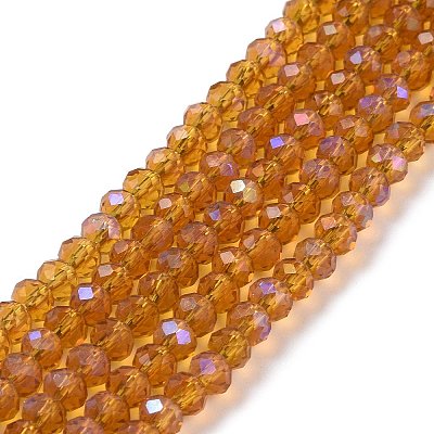 Electroplate Glass Beads Strands X1-EGLA-A034-T8mm-L01-1