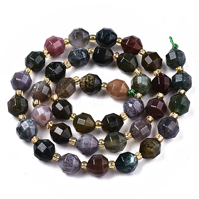 Natural Indian Agate Beads Strands G-T131-77A-1