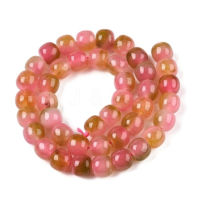 Dyed Natural White Jade Beads Strands G-T138-D10-1