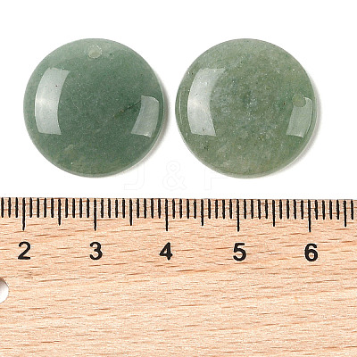 Natural Green Aventurine Pendants G-B082-03B-1