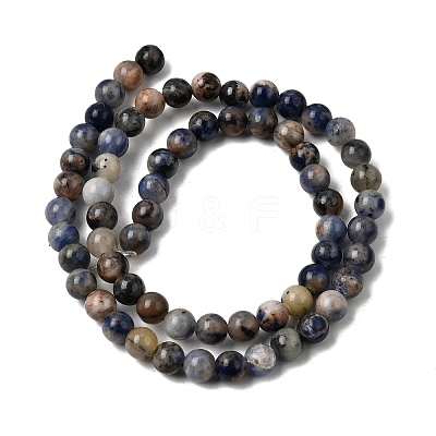 Natural Sodalite Beads Strands G-F591-13B-1
