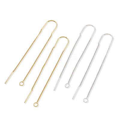 Brass Stud Earring Findings KK-CD0001-02-1