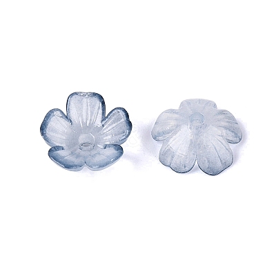 Transparent Plastic Bead Caps KY-Q005-02A-01-1