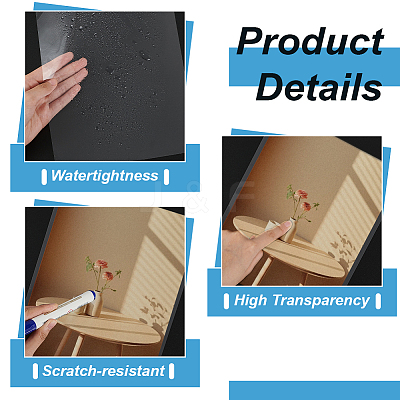 A4 PET Transparency Film LS-DIY-WH0423-25-1