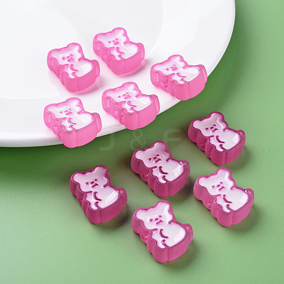 Transparent Acrylic Beads MACR-S374-07B-02-1