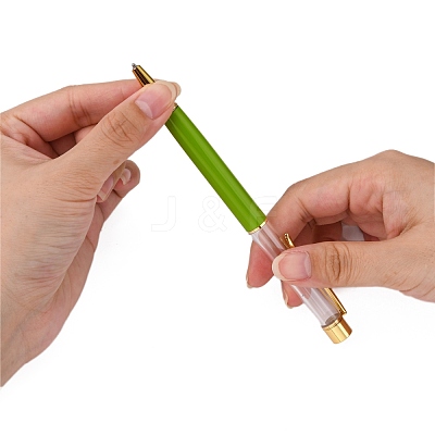 Creative Empty Tube Ballpoint Pens AJEW-L076-AM-1