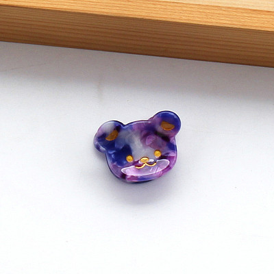Cellulose Acetate(Resin) Claw Hair Clips OHAR-PW0003-031J-1