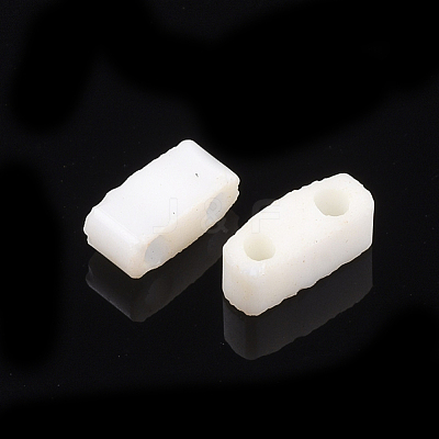 2-Hole Opaque Glass Seed Beads SEED-S023-05A-1