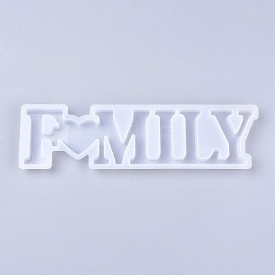 DIY Word Family Silicone Molds DIY-L042-003-1