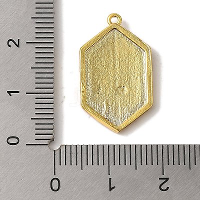 Rack Plating Brass Enamel Pendant KK-A229-31G-1