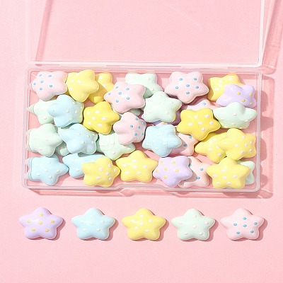 40Pcs Plastic Cabochons MACR-FS0002-20-1