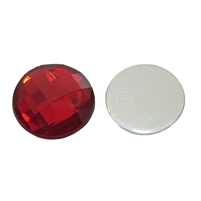 Acrylic Rhinestone Flat Back Cabochons LS-PQO-20mm17-1
