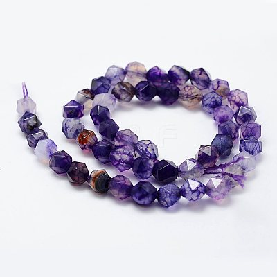 Natural Agate Beads Strands LS-G-K184-04E-1
