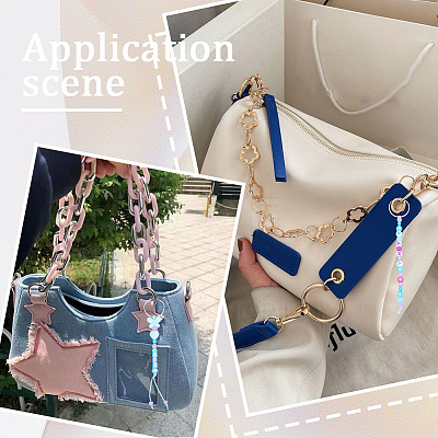 DIY Letter Acrylic Keychain Making Kits DIY-SC0029-39A-1