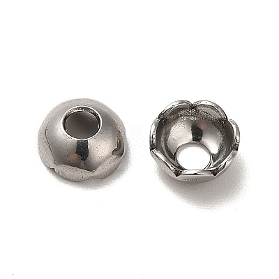 Non-Tarnish 304 Stainless Steel Bead Caps STAS-D244-02P-1