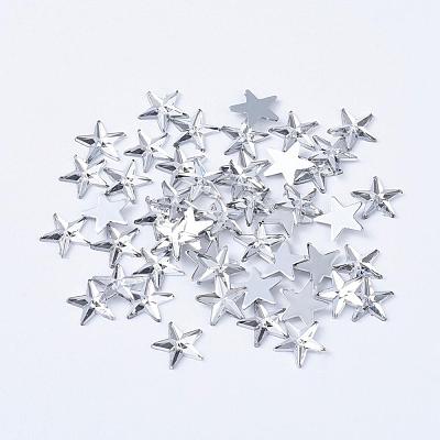 Acrylic Rhinestone Flat Back Cabochons RSB385-1