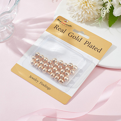 40Pcs Brass Beads KK-BBC0011-43-1