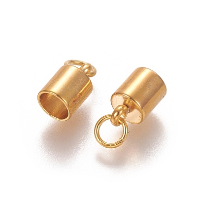 201 Stainless Steel Cord Ends STAS-L226-016D-G-1