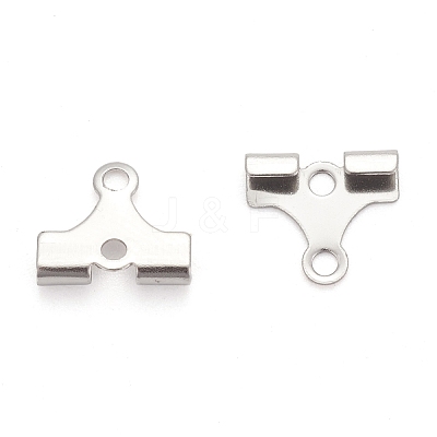 Tarnish Resistant 304 Stainless Steel Folding Crimp Ends STAS-M250-02-1