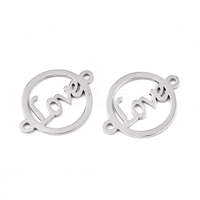 Tarnish Resistant 201 Stainless Steel Links Connectors STAS-S080-027P-1
