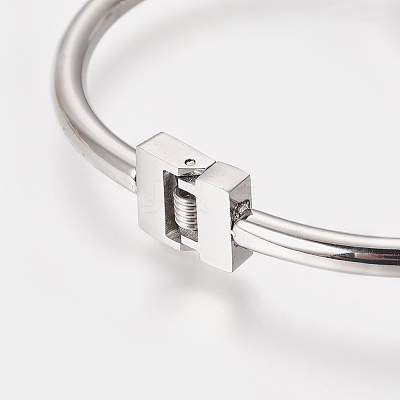 304 Stainless Steel Bangles BJEW-F390-04P-1