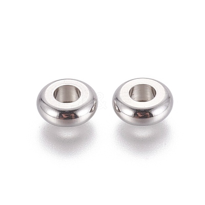 Tarnish Resistant 304 Stainless Steel Spacer Beads STAS-F205-02P-D-1