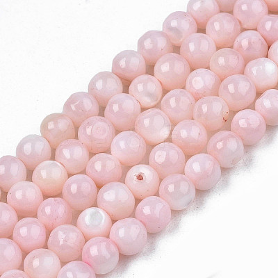 Natural Freshwater Shell Beads Strands X-SHEL-N003-24-B09-1