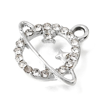UV Plating Alloy Crystal Rhinestone Pendants RB-CBAD37D-01P-1