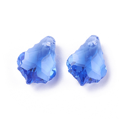 Faceted Glass Pendants GLAA-F068-C30-01-1