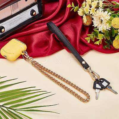 2Pcs 2 Style Wristlet Bag Straps DIY-WR0003-05G-1