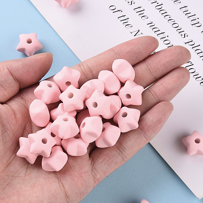 Acrylic Beads OACR-S039-01-26-1