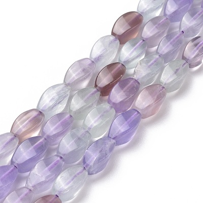 Natural Twist Fluorite Beads Strands G-L243B-10-1
