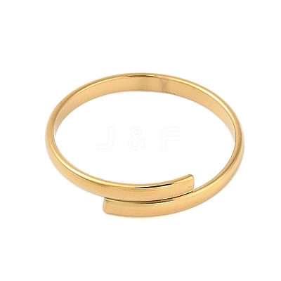 Ion Plating(IP) 304 Stainless Steel Plain Band Rings STAS-S125-13G-1