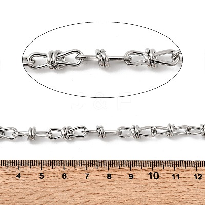 304 Stainless Steel Infinity Link Chains CHS-S012-07P-02-1