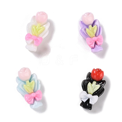 Opaque Resin Cabochons RESI-K027-33B-1