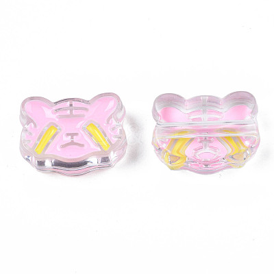 Transparent Acrylic Beads ACRC-T002-01C-1