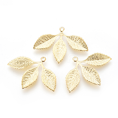 Rack Plating Brass Pendants KK-F752-09G-1